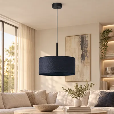 Pleciona lampa wisząca do salonu SINTRA BOHO fi - 40 cm