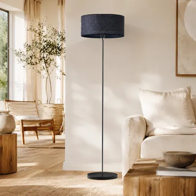 Lampa stojąca boho do nowoczesnych wnętrz WERONA BOHO w kolorze czarnym