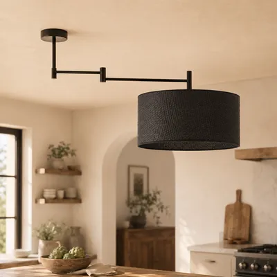 Lampa sufitowa RANGUN BOHO z regulowanym ramieniem