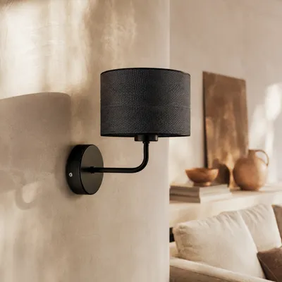 Kinkiet rattanowy MODENA BOHO lampa ścienna na przedpokój w stylu boho