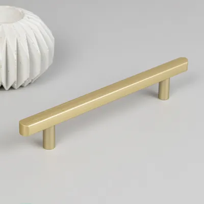 Uchwyt meblowy NOELO 128 mm złoty mat, jasny złoty szczotkowany
