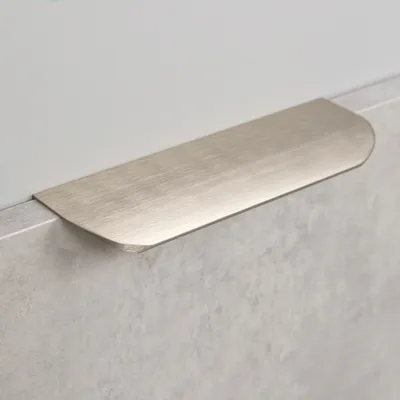 Uchwyt krawędziowy SANNA 128/148 mm inox, stal szczotkowana