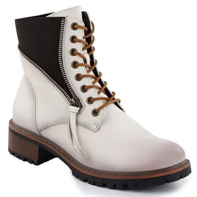 Botki damskie workery beżowe Vinceza 26-58559