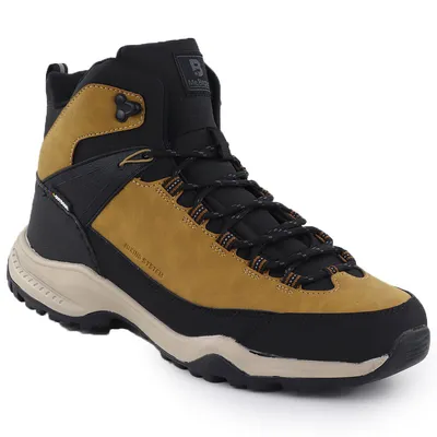 Buty sportowe trekkingowe wysokie nieocieplane camel McBraun 9457