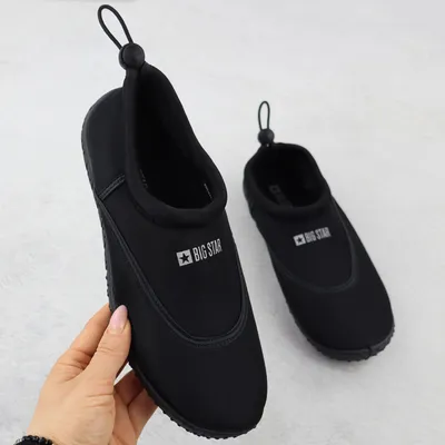 Neonowe buty do wody czarne Big Star NN274A801