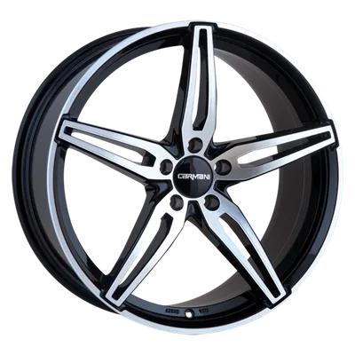Felgi CARMANI 15 oskar 5x112 7x17 et45 black polish