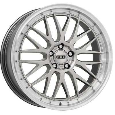 Felgi DOTZ bilbao blaze 5x114.3 8x17 et45 silver polished lip