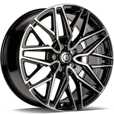 Felgi CARBONADO idaho 5x108 8x18 et45 black front polished