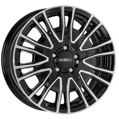 Felgi DEZENT ke dark 5x120 7x17 et55 black polished