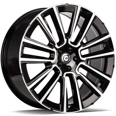 Felgi CARBONADO knockout 5x108 9x21 et38 black front polished