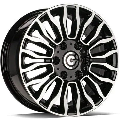 Felgi CARBONADO might 6x130 7x16 et50 black front polished