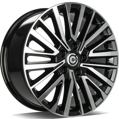 Felgi CARBONADO song 5x120 8x18 et50 black front polished