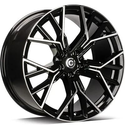 Felgi CARBONADO fast 5x112 8.5x20 et28 black front polished