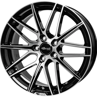 Felgi BROCK b34 5x115 8x18 et40 glossy black polished