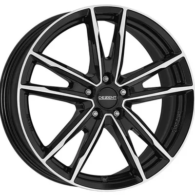 Felgi DEZENT kf dark 5x114.3 7x18 et45 black polished