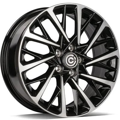 Felgi CARBONADO space 5x114.3 7.5x18 et45 black front polished
