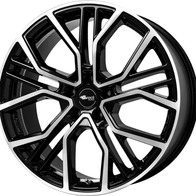 Felgi BROCK b41 5x112 10.5x22 et19 glossy black polished
