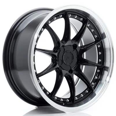 Felgi JAPAN RACING jr41 18x8.5 et15-35 5h blank glossy black w/machined lip