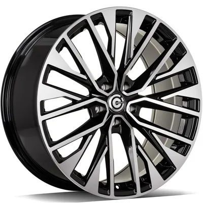 Felgi CARBONADO loop 5x112 8x18 et45 black front polished