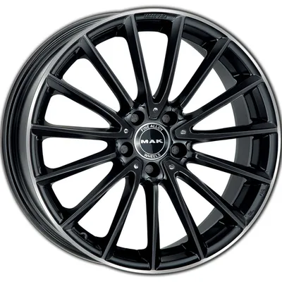Felgi MAK komet 5x112 8.5x21 et39 gloss black mirror ring