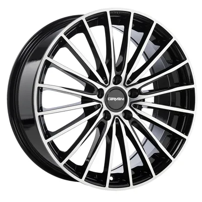 Felgi CARMANI 24 karl 5x112 8x18 et45 black polish