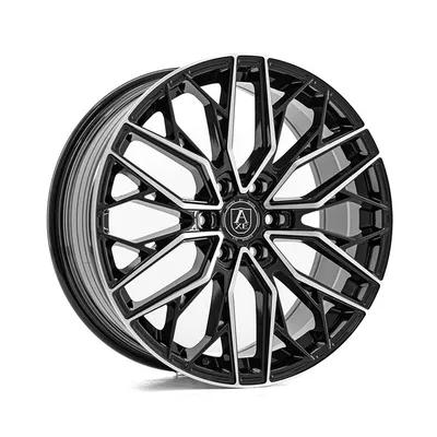 Felgi axe ex48t 6x120 8x19 et45 gloss black polished