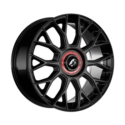 Felgi damina dm10 10x112 8x18 et30 black painted red