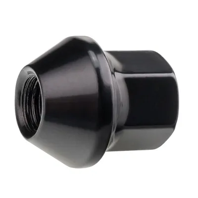 Czarna nakrętka do oryginalnych felg ford m12x1,5 / jednoczęściowa - CARBONADO