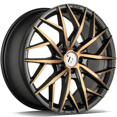 Felgi SEVENTY9 ssf-1 5x112 8x18 et30 black glossy gold front