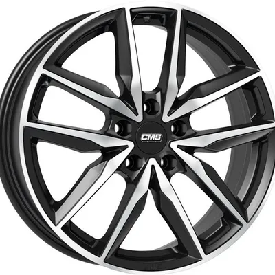 Felgi CMS c28 5x100 7.5x18 et40 gloss black polished