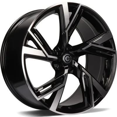 Felgi CARBONADO rich 5x112 8.5x19 et35 black front polished