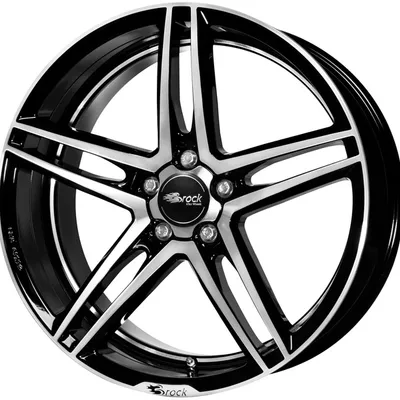 Felgi BROCK b33 5x120 8x18 et30 glossy black polished