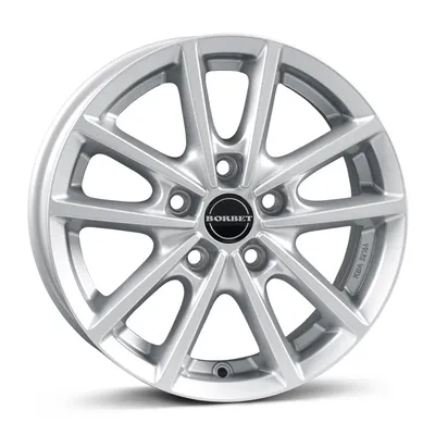 Felgi BORBET w 5x100 6x15 et45 crystal silver
