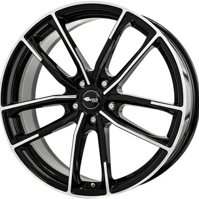Felgi BROCK b38 5x112 8x18 et52 glossy black polished