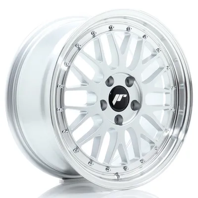 Felgi JAPAN RACING jr23 17x7.5 et40 5x114.3 hyper silver w/ machined lip