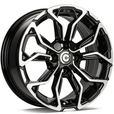 Felgi CARBONADO explode 4x100 6.5x15 et35 black front polished