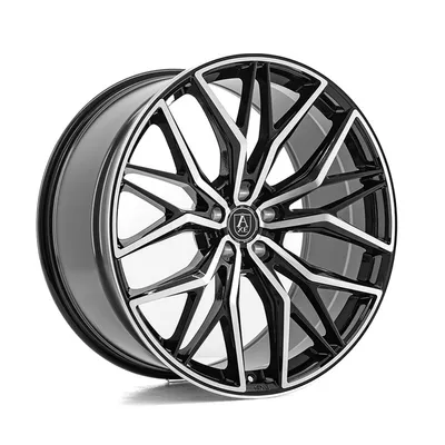 Felgi axe ex55 5x112 8.5x20 et40 gloss black polished