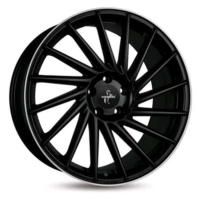 Felgi KESKIN kt17 5x112 8x18 et30 matt black lip polish