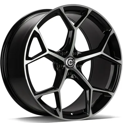 Felgi CARBONADO fancy 5x112 9.5x21 et25 black front polished