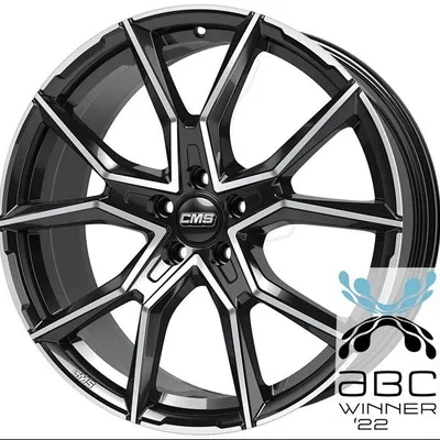Felgi CMS c33 5x114.3 8x18 et37 diamond black gloss