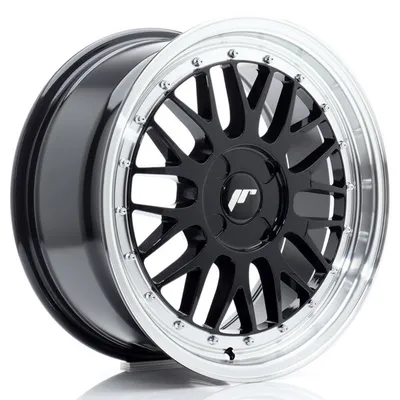 Felgi JAPAN RACING jr23 17x8 et20-45 4h blank gloss black w/machined lip