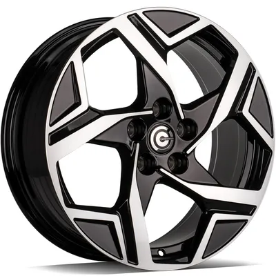 Felgi CARBONADO whistle 5x114.3 7x17 et40 black front polished