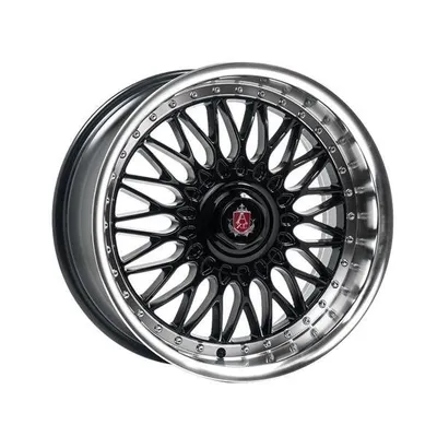 Felgi axe ex10 5x98 8x18 et40 black polished lip