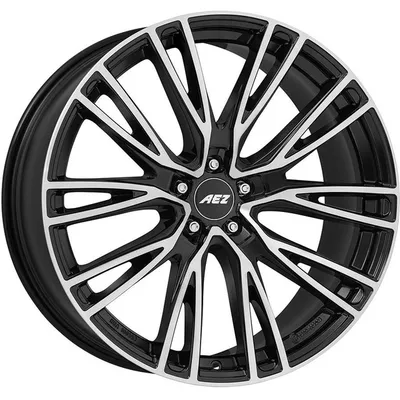 Felgi AEZ seattle dark 5x120 9.5x22 et42.5 black polished