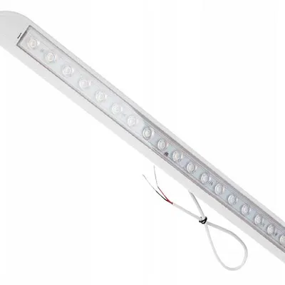 Lampka 12V/24V LED NAD Wejście Carbest Biała 480 mm