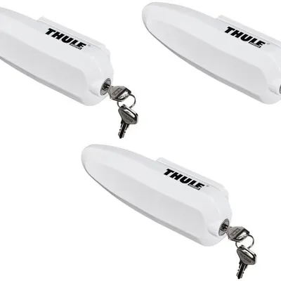 Blokada Drzwi Zewnętrzna Thule Universal Lock Biała 3 szt.