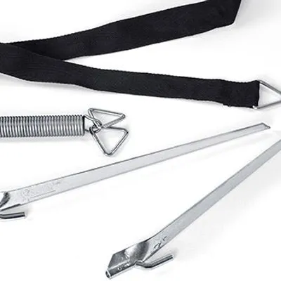 Pasy Sztormowe Fiamma TIE Down 11 m Czarny