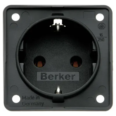 Gniazdo Elektryczne Berker 230V Atracyt