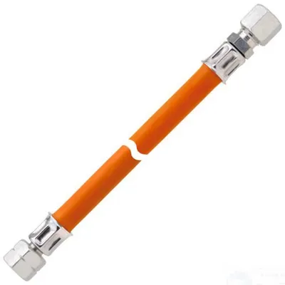 WĄŻ Gazowy 45 cm GOK 1/4 Lh-uem x RVS 8 10 bar