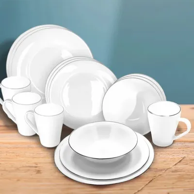 Zestaw Obiadowy Berger Silenza Opal Glass 16 szt.